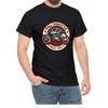 Full Speed Coffee Shop Racing Rock Music Rider Printed Tshirt for Men Fashionable Short Sleeved Loose Cotton Top Tshirt