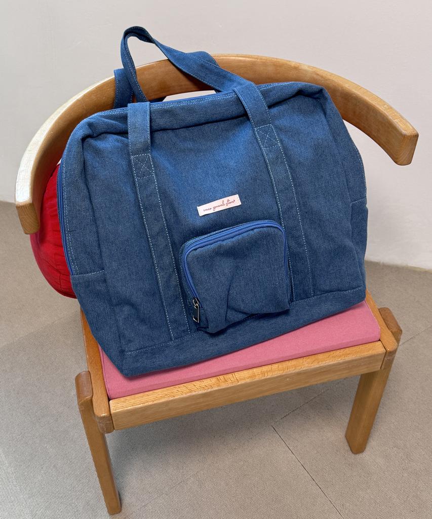 Iroco Denim Square Big Bag