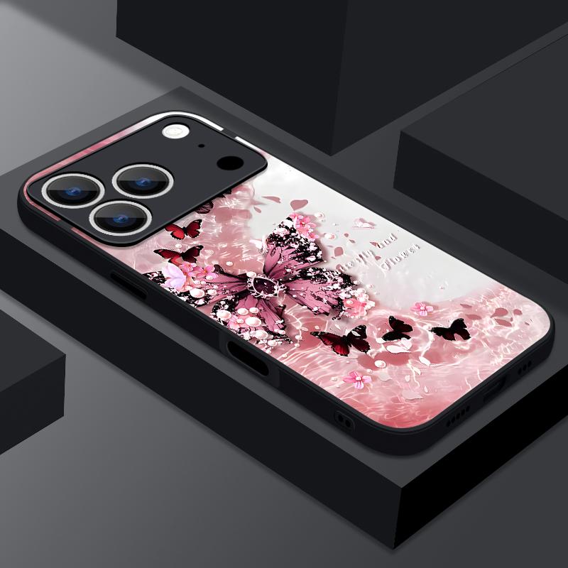 Fantastic Butterfly Print Case For iPhone 17 18 Pro Max Magnetic For Magsafe Slim Hybrid Matte Cover For iPhone 16 15 14 13 Pro Max 17E