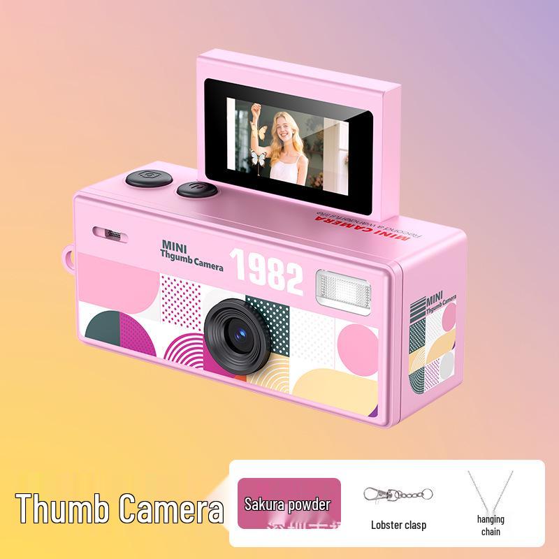 LK030 Kid's Compact Flip Camera: Portable Outdoor Thumb Cam