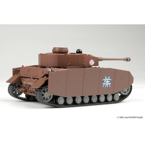 PLATZ Girls & Panzer 1/64 RC Battle Tank Series Panzer IV Ausf.H (Ausf.D Modified) Anglerfish Team Electric Radio Control GPRC-1