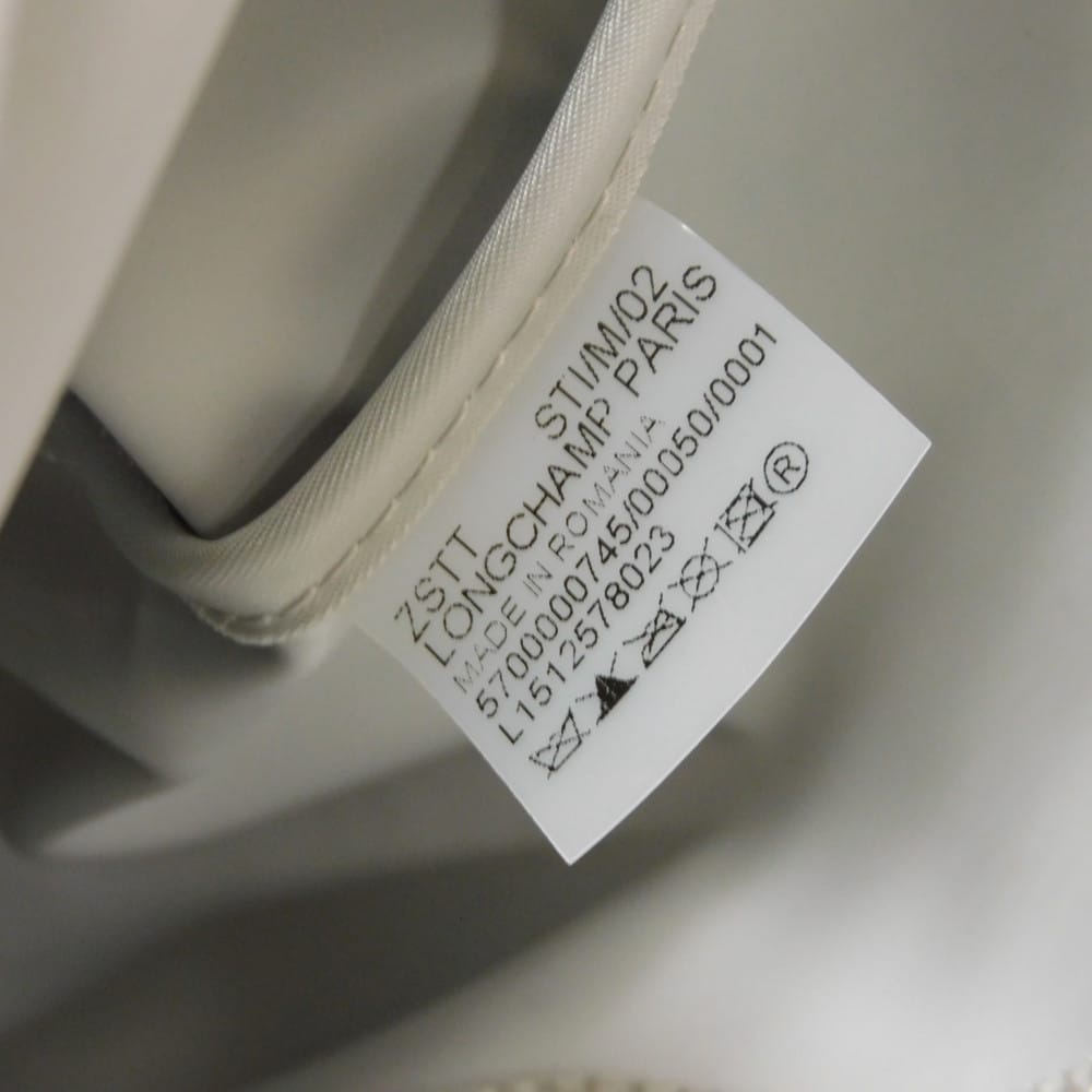 Gebrauchte Le Pliage Neo S (12768) L1512578023 7922 Logo Geprägte 2-Wege Schultertasche Schlauch Nylon Hellgrau Damen aus Japan