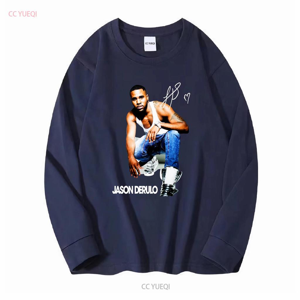 Jason Derulo T-Shirt Neu Für FansAlle Größen 1CM2142 Lang- oder Kurzarm Vintage Gewaschen Vielseitig Designerkleidung Unisex