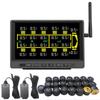 Solar Wireless TPMS for 28-Wheel Heavy Trucks