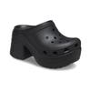 Crocs Siren Clog Black Thick-soled Hole Shoes 8.8 Cm Unisex Black
