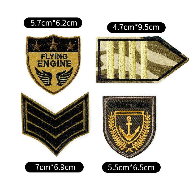 Abzeichen Stoff Aufkleber Kleidung Hosen Patch Aufkleber Daunenjacke Jeans Loch Reparatur Aufkleber Muster Stickerei Aufkleber