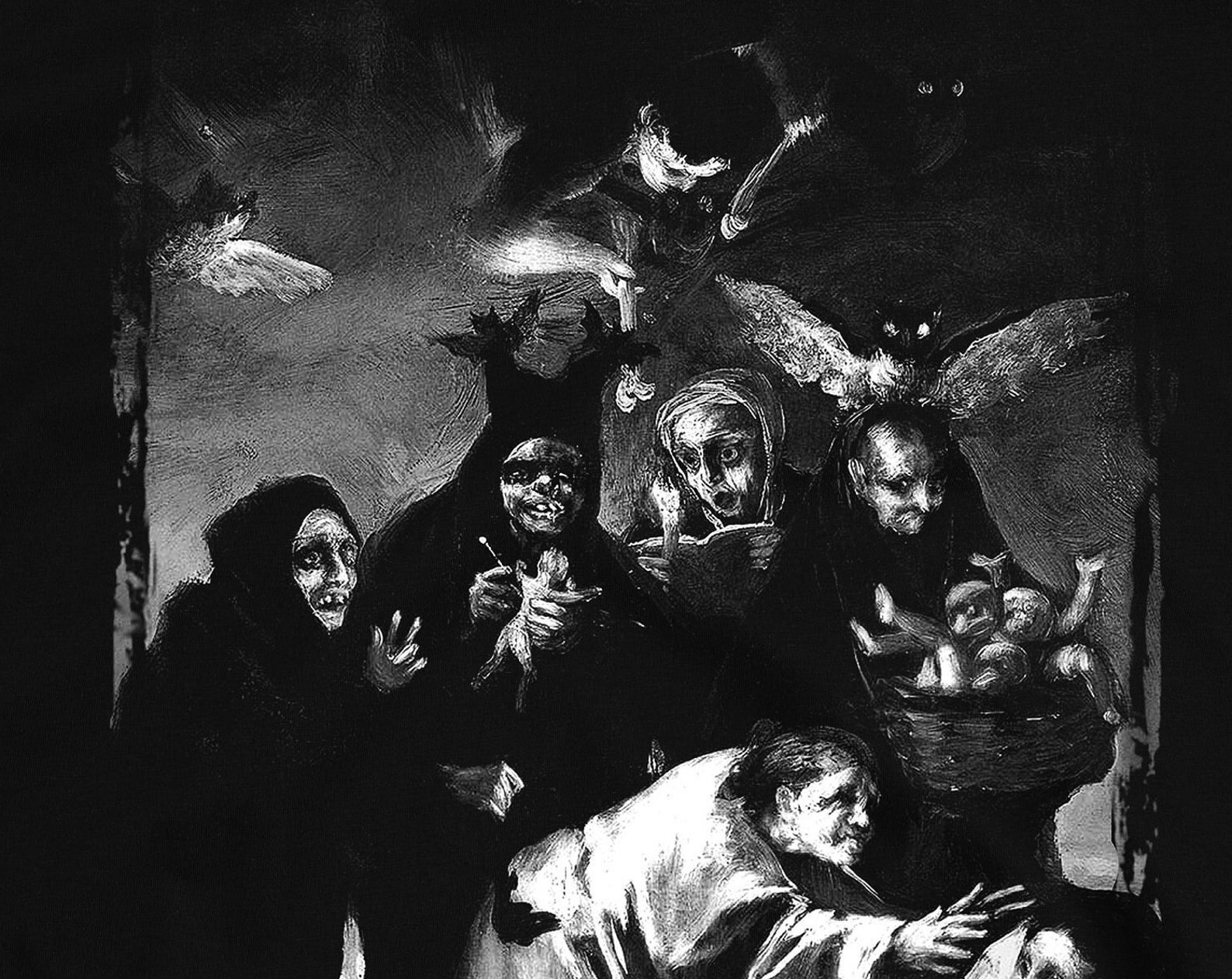 The Spell Francisco Goya T-Shirt | Spanish Baroque Art Tee S