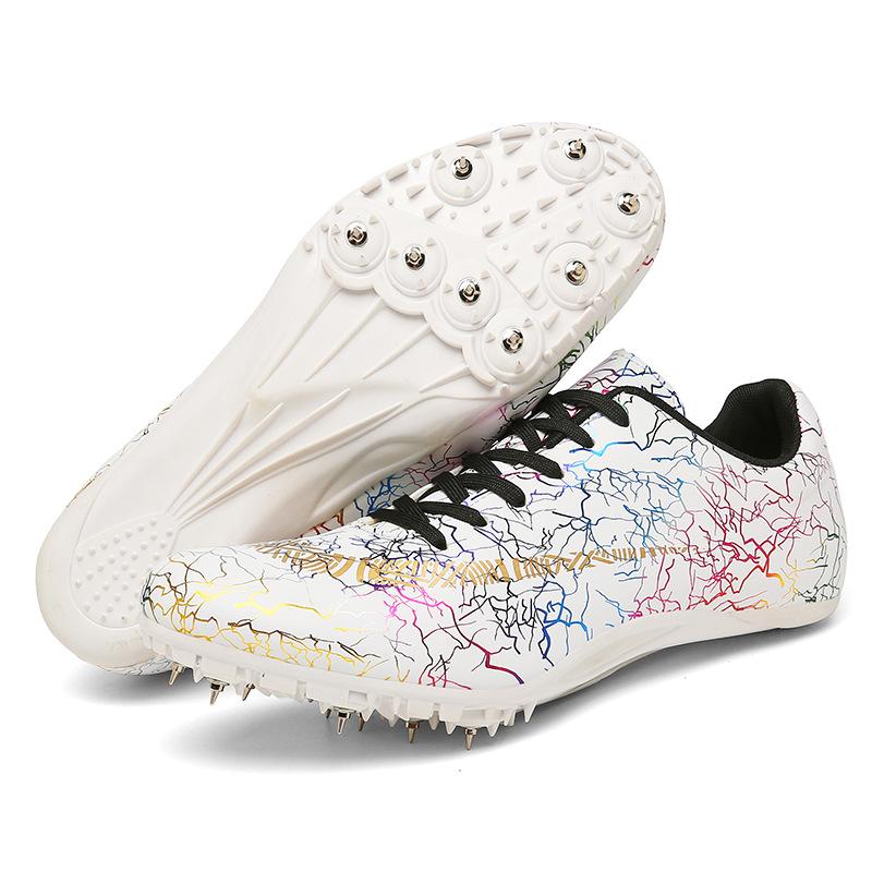 shoes track and field sprint male middle school student female running long jump middle and long distance running spike shoes mandarin duck sneakers 35