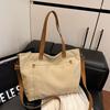 Casual Retro Tote Bag Single-shoulder Crossbody Bag for Female Students Commuting Bag for Work