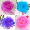 Kindergarten Performance Dance Performance Small Silk Scarf, Small Square Scarf Candy Color Solid Color Scarf