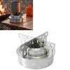 Ultralight Alcohol Stove With Support Stand Camping Stove Durable Spirit Burner Stove  Hiking
