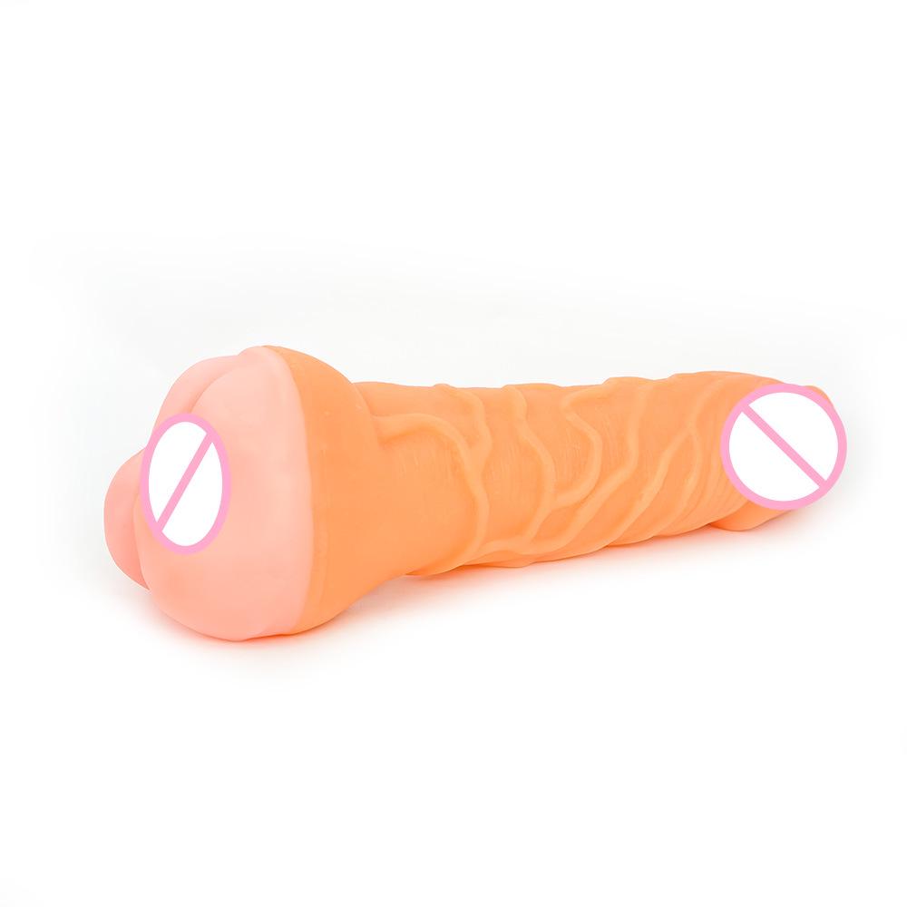 Bestselling Hollow Simulation Dildo for Couples - Perfect for Vaginal, Anal, and Gay Play, with Masturbator Cup for Added Pleasure.