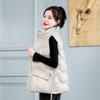 Women's Shiny Down Cotton Vest - 2024 Autumn/Winter Loose Fit Waistcoat