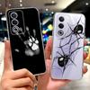 For OPPO A3 Pro A80 CPH2639 Elegant Floral Cat Printed Phone Case For Oppo  A80 A3 Pro 5G Global Soft Silicone TPU Cases