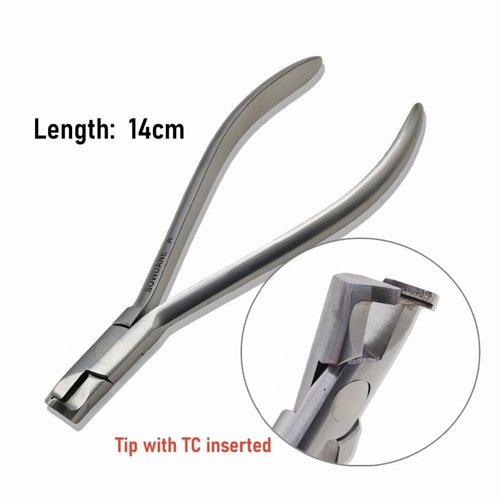 Pinza per taglierina distale per filo ortodontico dentale Pinza per inserto TC Strumento da taglio Pinza da taglio dentale Strumenti per dentista