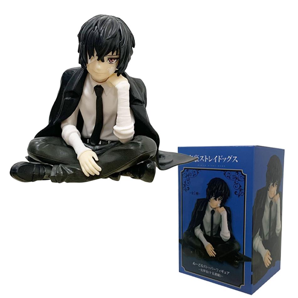 Q Version Bungo Stray Dogs Dazai Osamu Chuuya Nakahara Figure PVC Model Japanese Cartoon Figurines Decor Collection Toy Gift