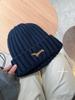 Dachshund Puppy~ Winter Fleece Thickened Warm Ear Protector Pit Wool Hat Big Head Circumference Show Small Face Knitted Hat
