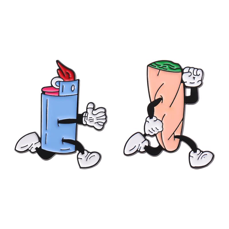 3pcs/set Cartoon Anime Movie Role Brooch Enamel Pins Custom Film Peripheral Souvenir Badges Clothes Lapel Gift for Friend