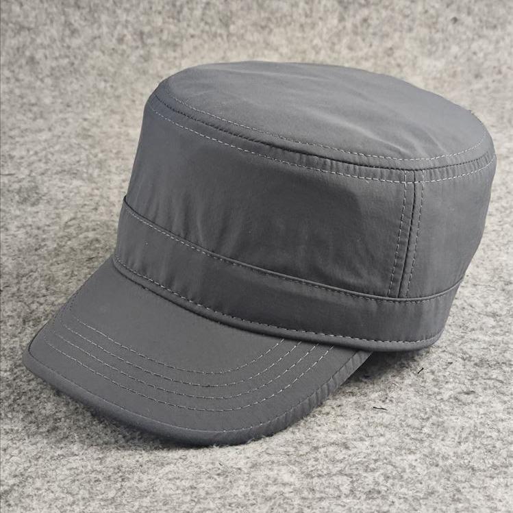 Small head circumference flat top hat board is stylish, four seasons small size men's hat-cm small head simple solid color hat