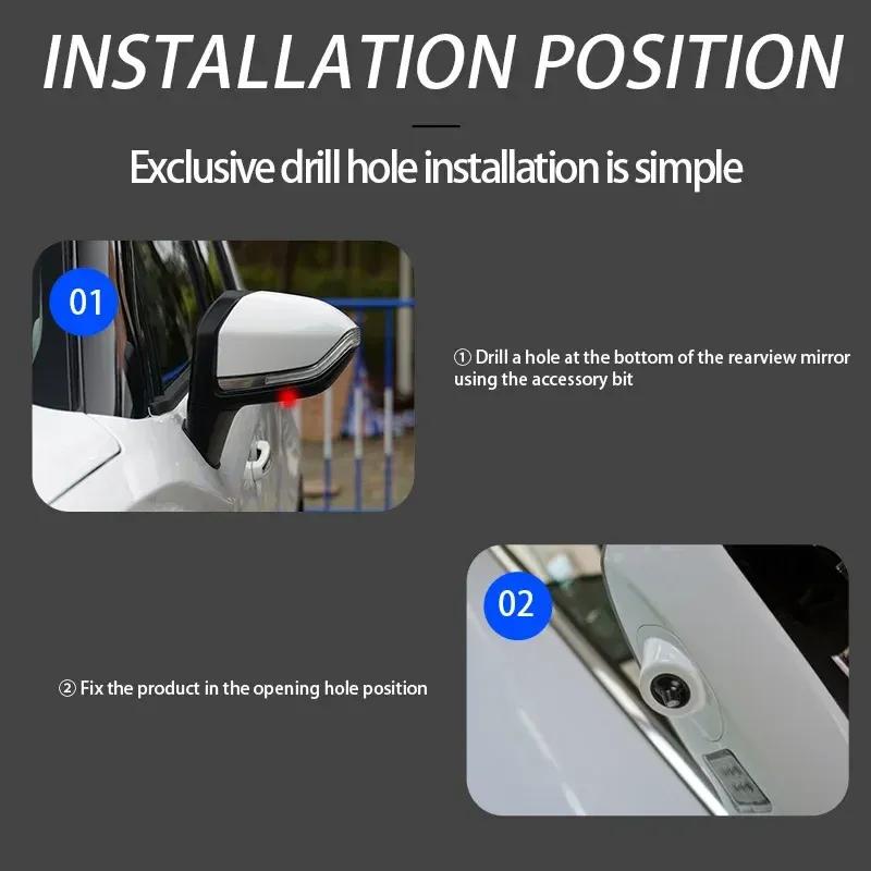 2PCS Car Angel Wings Light Welcome Lights  Led Car Laser Lamp White Decoration Ambient Lamps Auto Accessories