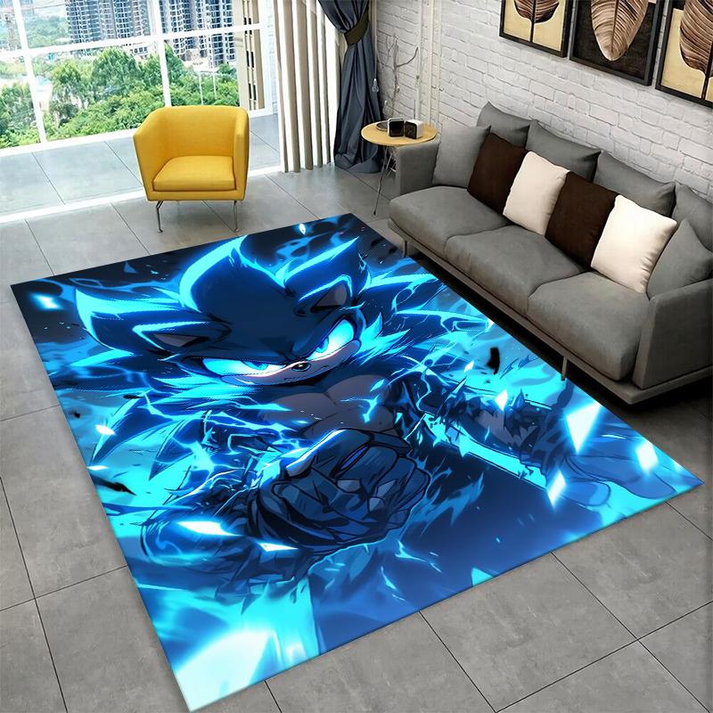 

Classic S-Sonic Cartoon Game Carpet Rug for Playroom Bedroom Living Room Sofa Home Decor,kid Area Rug Non-slip Floor Mat Gift 40x60cm