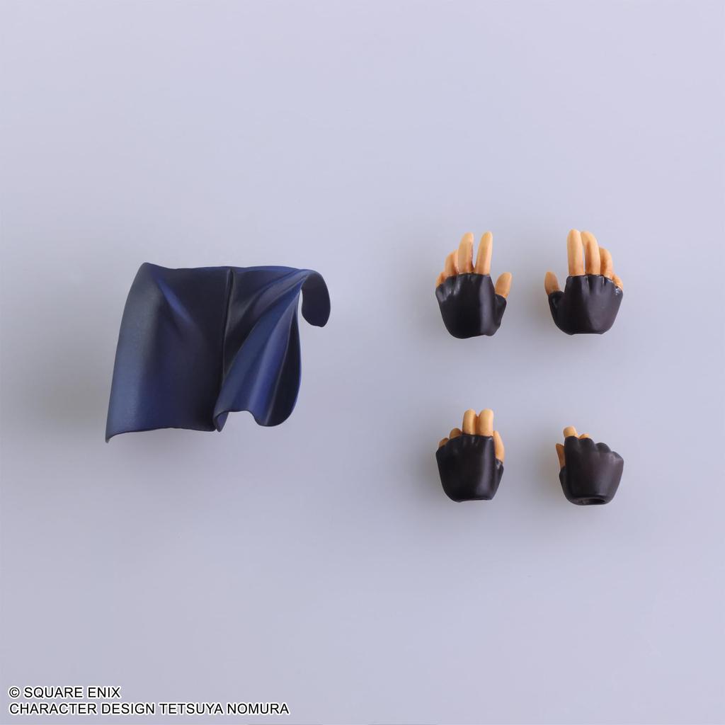 FINAL FANTASY VII BRING ARTS Rude PVC Painted Action Figure