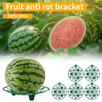 15/5/1 Pieza Estante para Melón, Calabaza, Sandía, Fresas, Estante para Prevención de Pudrición de Frutas, Estante de Plástico para Plantas de Jardín, Ayuda para el Crecimiento de Frutas