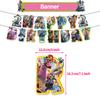 30pcs Zootopia Party Supplies Include Banner, Cake Topper, Balloons