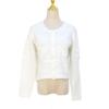 Spring & Autumn V-Neck Crochet Cardigan – Soft, Gentle Style