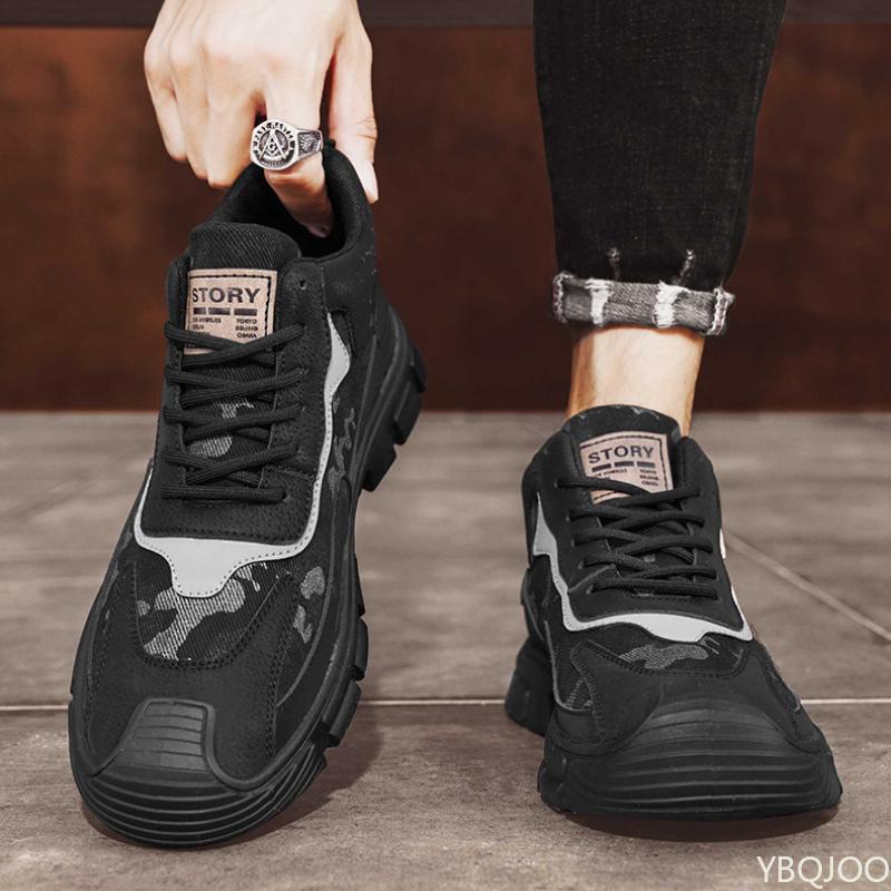 Outdoor Workwear Men'S Shoes New Sports Versatile Sports Anti Slip Wear-Resistant Leisure Hiking Vulcanized Shoes