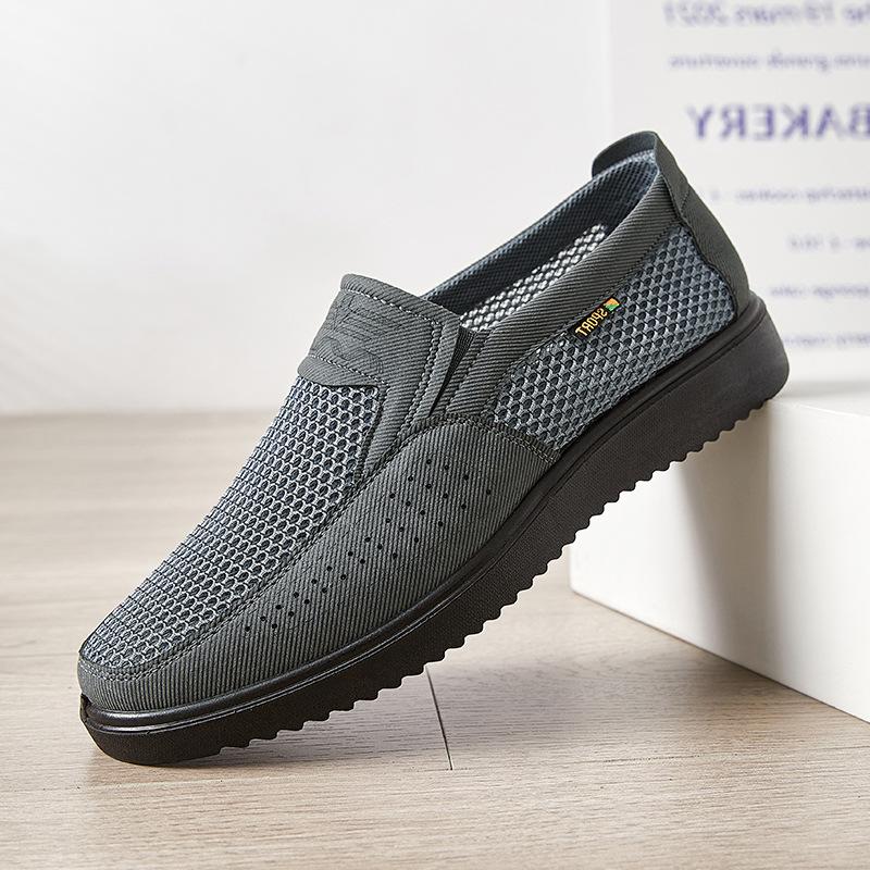 Comfortable Men Casual Shoes Breathable Mesh Summer Men Shoes New Non-slip Lightweight Shoes for Men 2025 Summer New