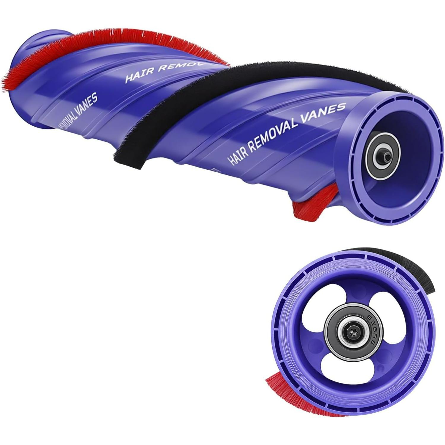 Replacement Brush Roller for Dyson Anti-Tangle Vacuum Head, Compatible with Dyson V10 SV12 SV27 Anti-Tangle Cordless Vacuums, 3-Prong Brush Roller Bar Z