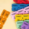 100 Stück Veranstaltungs-Tickets Doppelrolle fortlaufend nummeriert Tombola-Tickets für Konzerte Ausstellungen Klassenzimmer Belohnungen Preise
