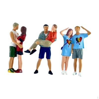 People Figurines 1/64 Scale Miniature Scenes, DIY Projects, Mini Models for Family