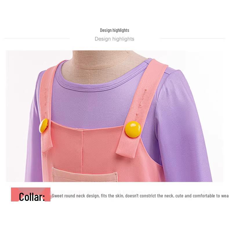 Children's Halloween Two-Piece Cosplay Set - The Amazing Digital Circus Jax Style Costume