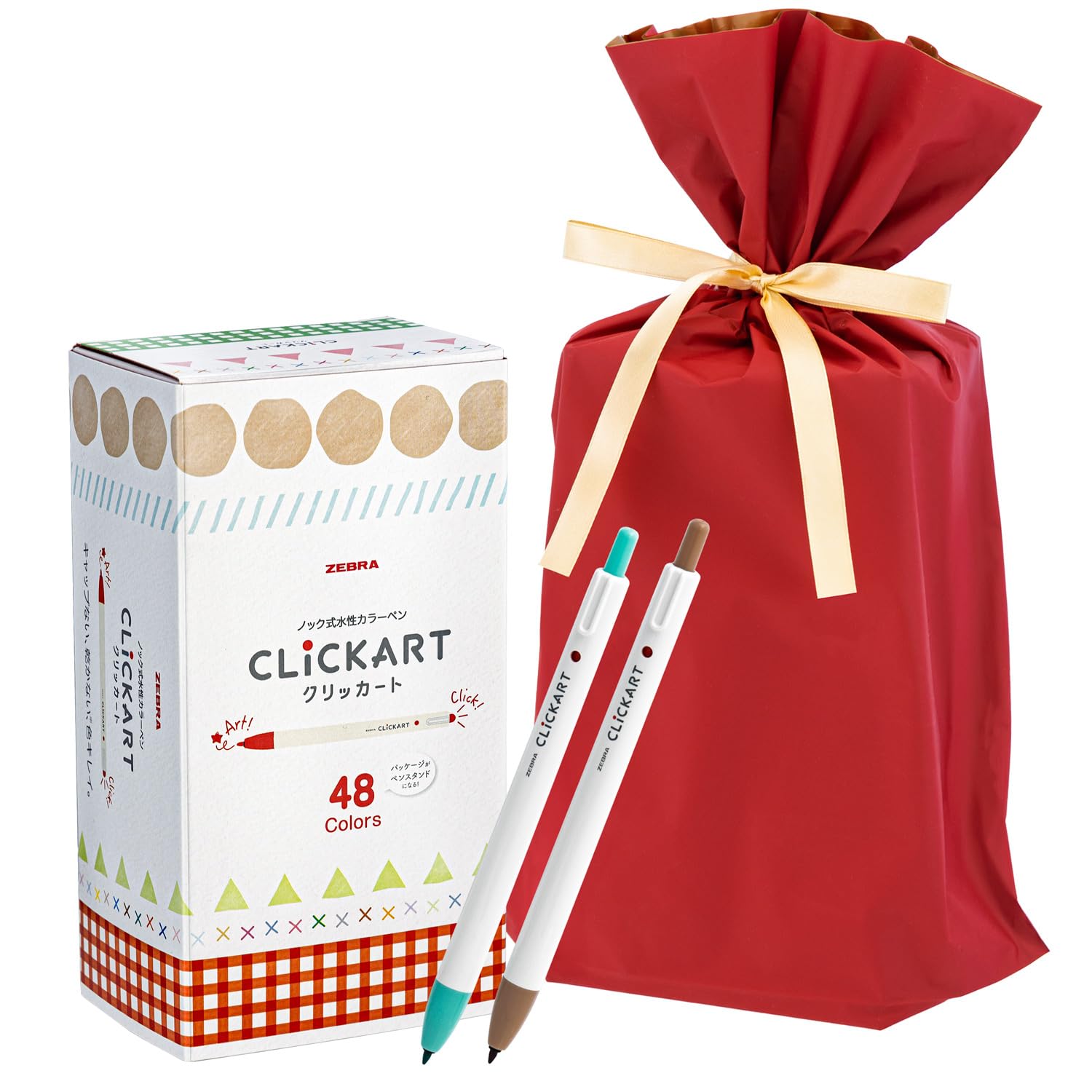 

Zebra Marker Clickart 48 Colors Gift Wrapping Water-Based WYSS22-48CGF-AZ