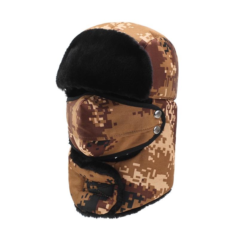 Fashion Men Winter Warm Trapper Ear Flap Ushanka Hat With Wind Proof Mask Premium Comfort And Style