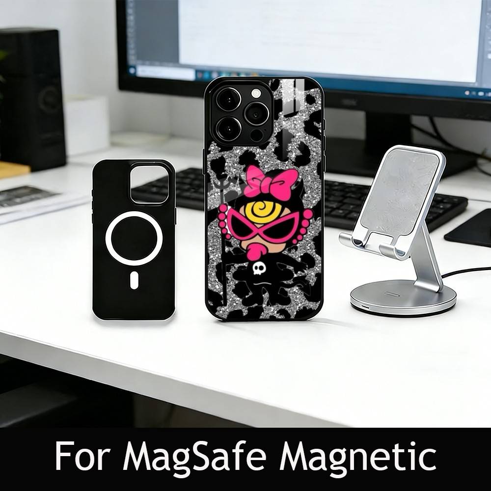 C-cute H-Hysteric M-Min Phone Case For iPhone17,16,15,14,13,12,11 Plus,Pro Magnetic with Magsafe Wireless Charging