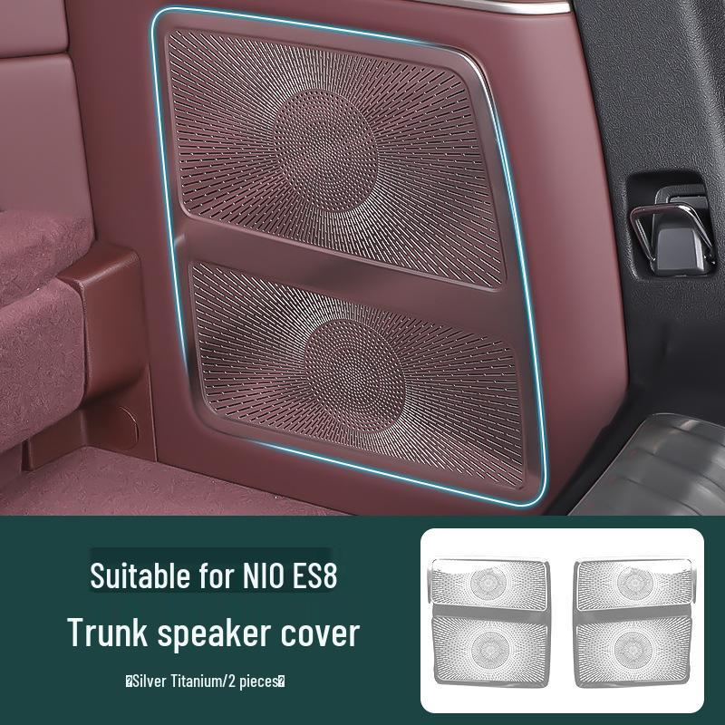 

Compatible with 26 Nio ES8 models: Trunk Speaker Cover Vent Air Conditioning Dust Cover - Car Interior Modification Accessories