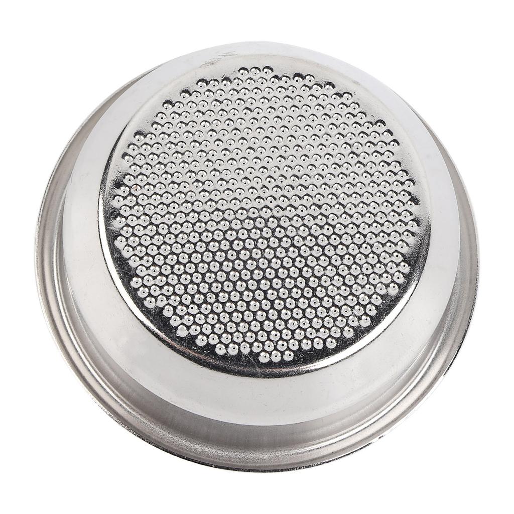 Stainless Steel Single Layer Double Doses Filter Basket Coffee Machine Professional Accessory