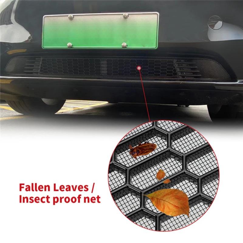 Hood Ventilation Grille for Tesla Model 3 Model Y Front Bumper Ventilation Grille Radiator Protective Grille Car Accessories