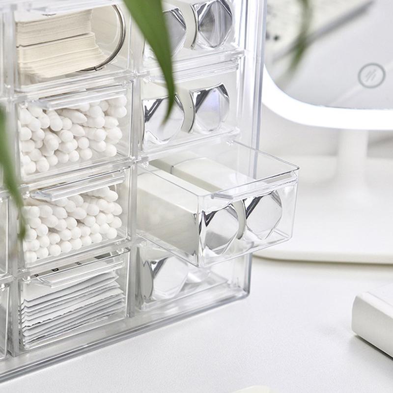 Desktop Drawer Organizer Mini Drawers Plastic Desk Craft Storage Box