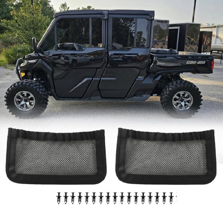 Polyester Fabric UTV Rear Cargo Bag Storage Basket Net with Adjustable Mesh Pockets for All Terrain Vehicles 715003019