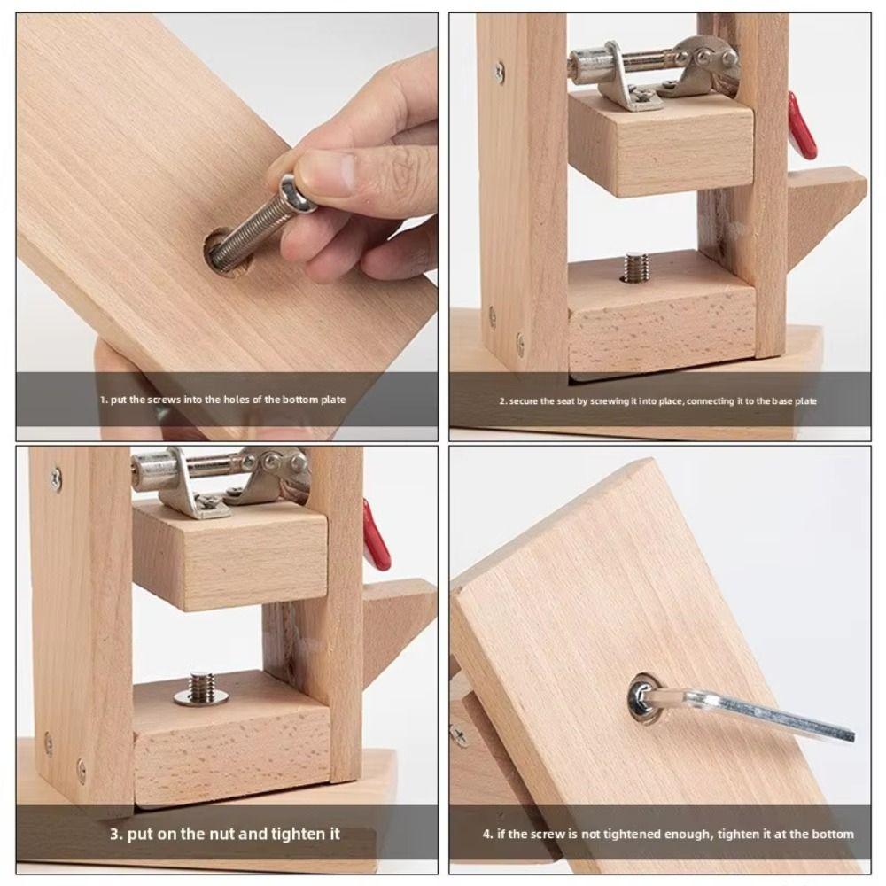 Adjustable Foldable Wooden Clamp Hand Stitching Hand-sewn Wooden Clip  DIY Tools