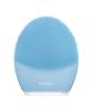 FOREO LUNA 3 Curățător Facial Sonic pentru Piele Mixtă cu Perie cu Peri Fini (cer albastru)