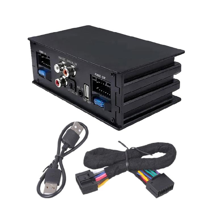 

4x50W Signal Processor with 16 Pin Cable Car Amplifier 1