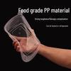 HANDUNYOU Disposable Transparent PP Food Container with Lid
