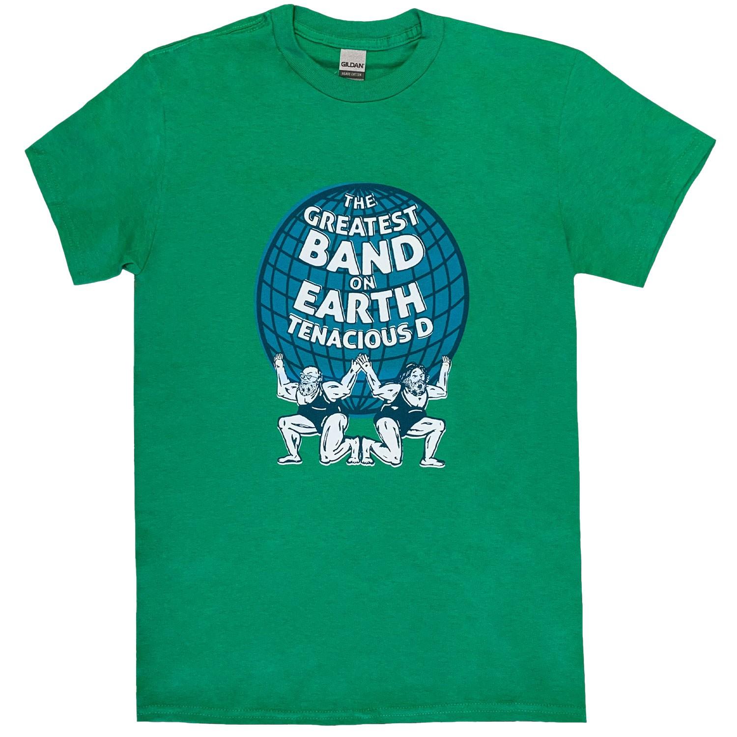 Men s Tenacious D World s Greatest T-shirt Small Green S