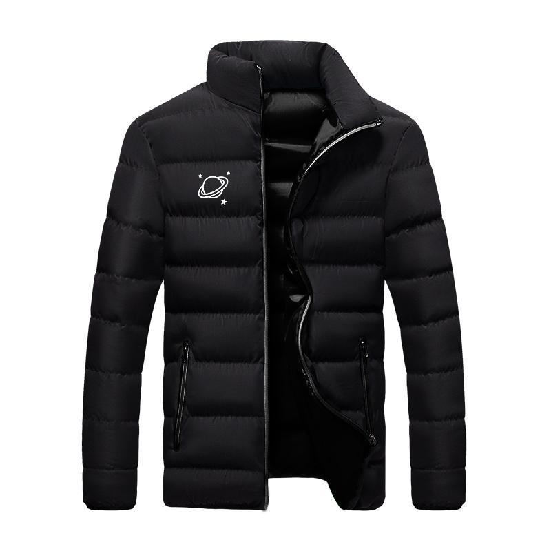 

Куртка со звездным принтом, свободная хлопковая куртка, мужская и женская уличная хлопковая куртка, модная теплая куртка, повседневная куртка 5XL