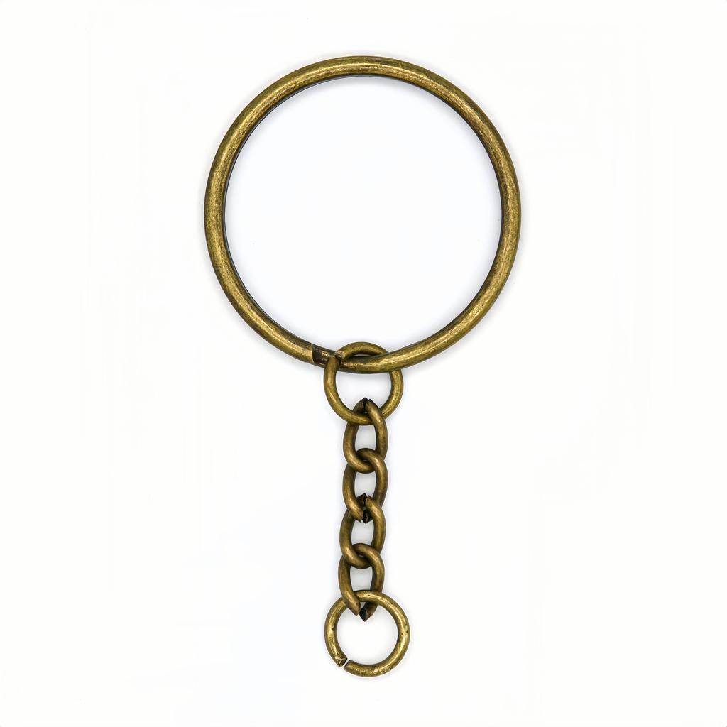 5Pcs Key Ring Key Chain Round Split Keyfob Keyrings With Jump Ring for Keychain Pendants DIY Jewelry Making Accessories